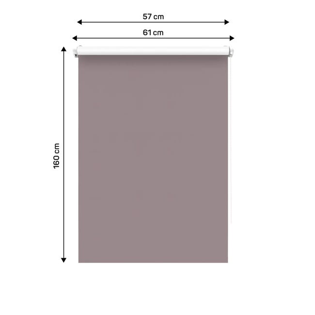 Roleta zaciemniająca Santos 57 x 160 cm indyjski róż Inspire