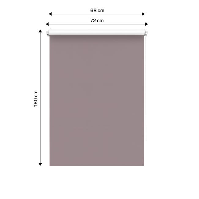 Roleta zaciemniająca Santos 68 x 160 cm indyjski róż Inspire