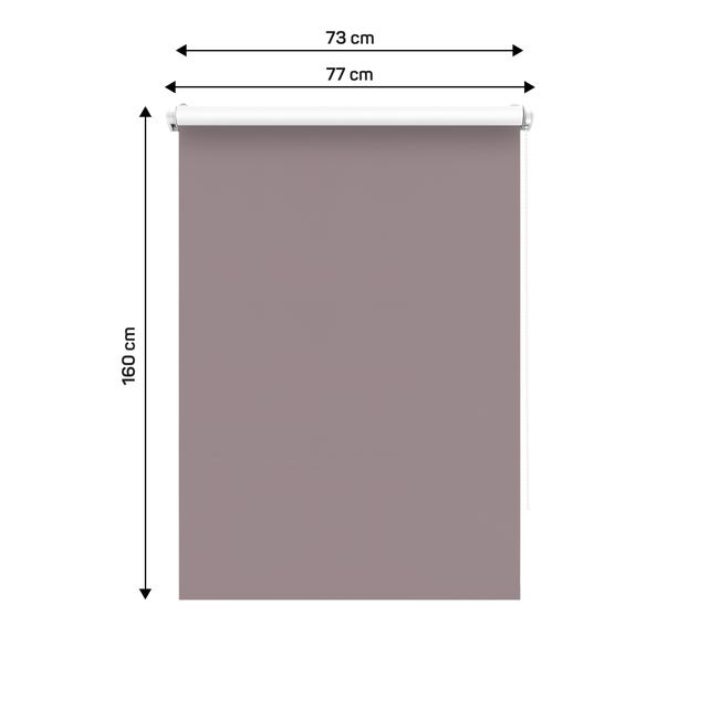 Roleta zaciemniająca Santos 73 x 160 cm indyjski róż Inspire