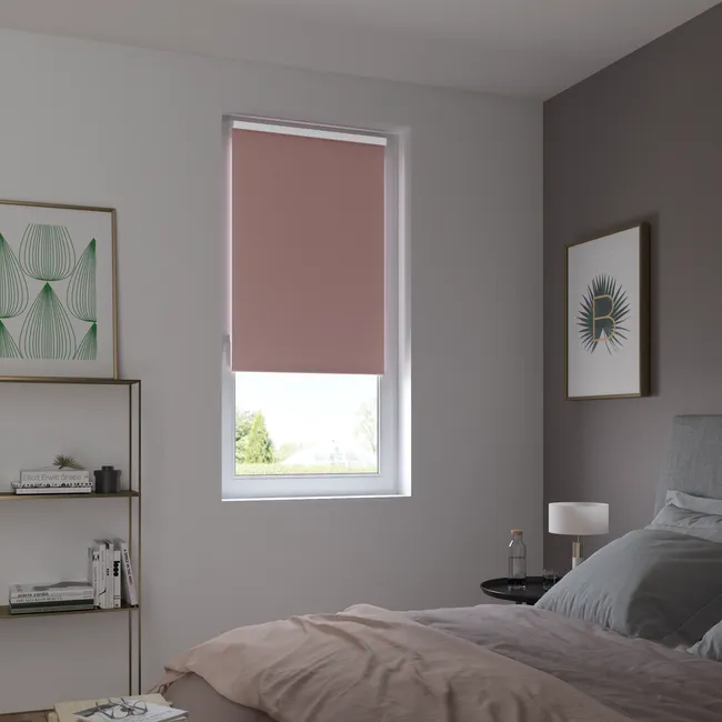 Roleta zaciemniająca Santos 80 x 160 cm indyjski róż Inspire