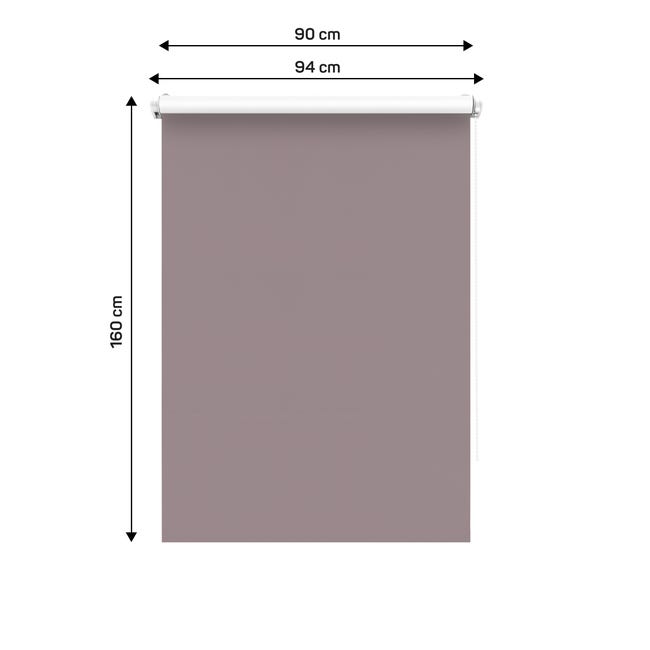 Roleta zaciemniająca Santos 90 x 160 cm indyjski róż Inspire