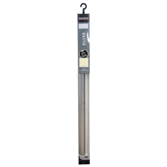 Roleta zaciemniająca Silver Click 38.5 x 150 cm kremowa termoizolacyjna