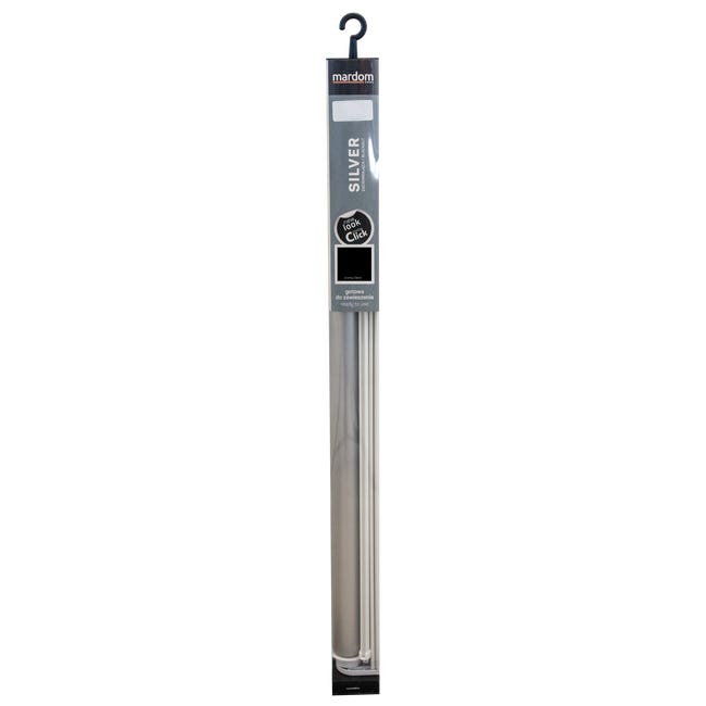 Roleta zaciemniająca Silver Click 53.5 x 150 cm czarna termoizolacyjna
