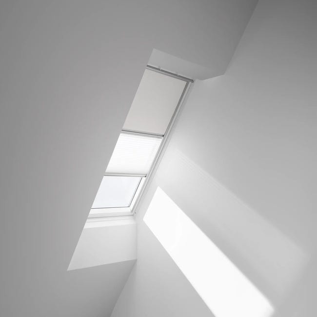 Roleta zaciemniająca do okna dachowego DFD MK06 1025S Biała 78 x 118 cm Velux