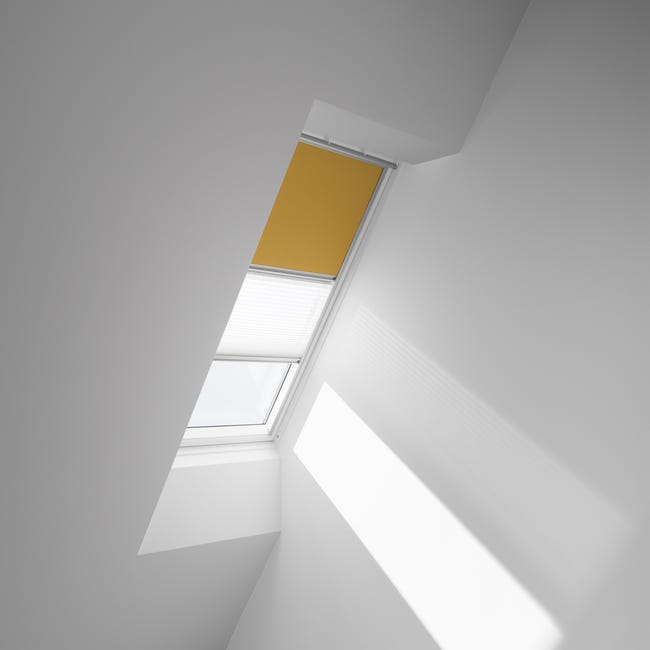 Roleta zaciemniająca do okna dachowego DFD MK06 4564S Pomarańczowa 78 x 118 cm Velux