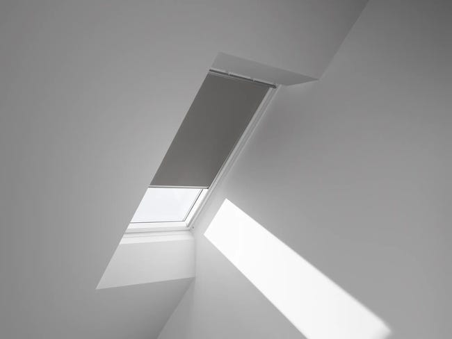 Roleta zaciemniająca do okna dachowego DKL MK08 Szara 78 x 140 cm Velux