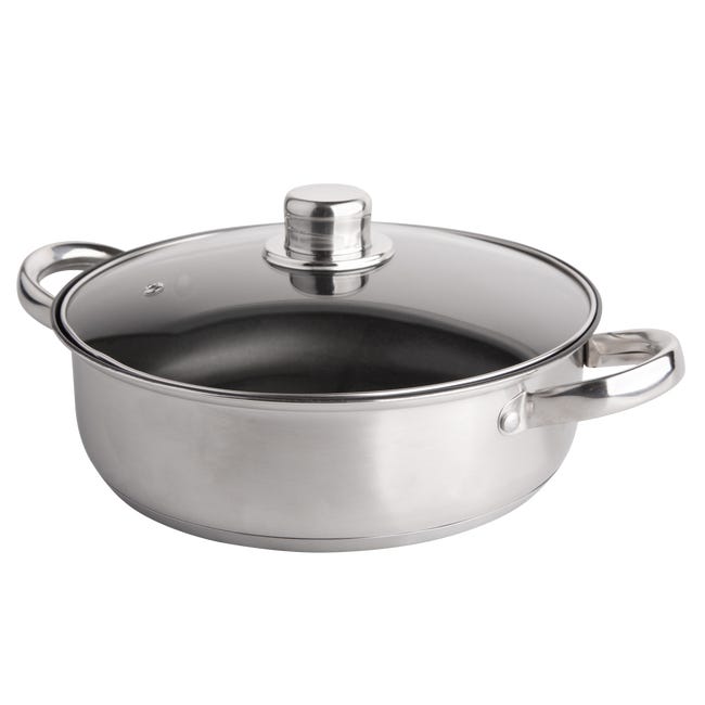 Rondel ze stali nierdzewnej Fabio z pokrywką szklaną 2.6 l Altom Design