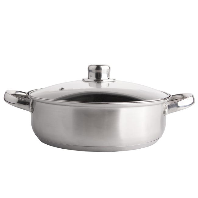 Rondel ze stali nierdzewnej Fabio z pokrywką szklaną 2.6 l Altom Design
