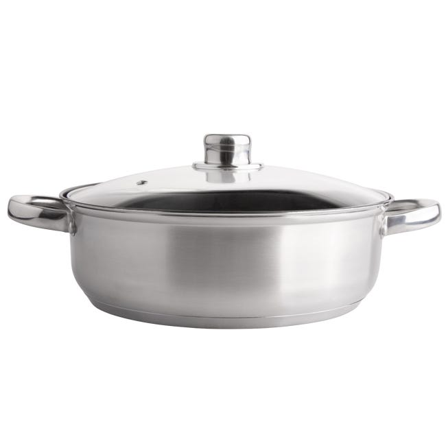 Rondel ze stali nierdzewnej Fabio z pokrywką szklaną 3.5 l Altom Design