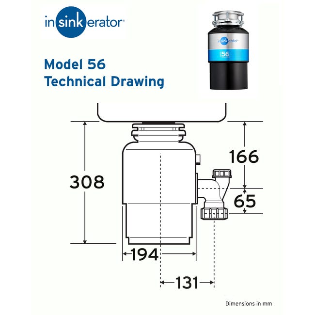 Rozdrabniacz kuchenny Model 56 InSink Erator