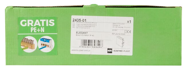 Rozdzielnica elektryczna bez wyposażenia P/T 2/12 IP40 ELEKTRO-PLAST