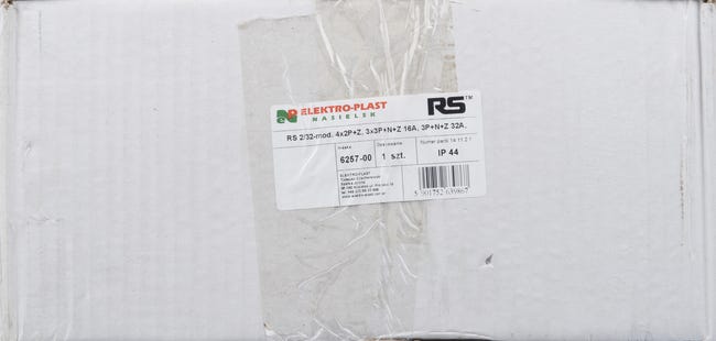 Rozdzielnica elektryczna z okablowaniem 6257 - 00 / RS 2 / 32 2 X 2P + Z 3P + N + Z 32A ELEKTRO-PLAST
