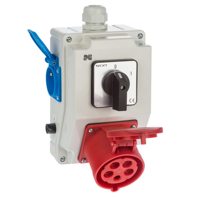 Rozdzielnica elektryczna z okablowaniem 6275 - 00 / RS - Z 0 - 1 2P + Z 3P + N + Z 32A ELEKTRO-PLAST