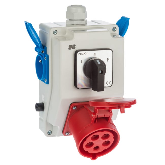 Rozdzielnica elektryczna z okablowaniem 6276 - 20 / RS - Z L - 0 - P 2 X 2P + Z 3P + N + Z 32A ELEKTRO-PLAST