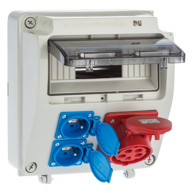 Rozdzielnica elektryczna z okablowaniem RS 1 /9 6231 - 00 / 2 X 2P + Z 3P + N + Z 16A ELEKTRO-PLAST
