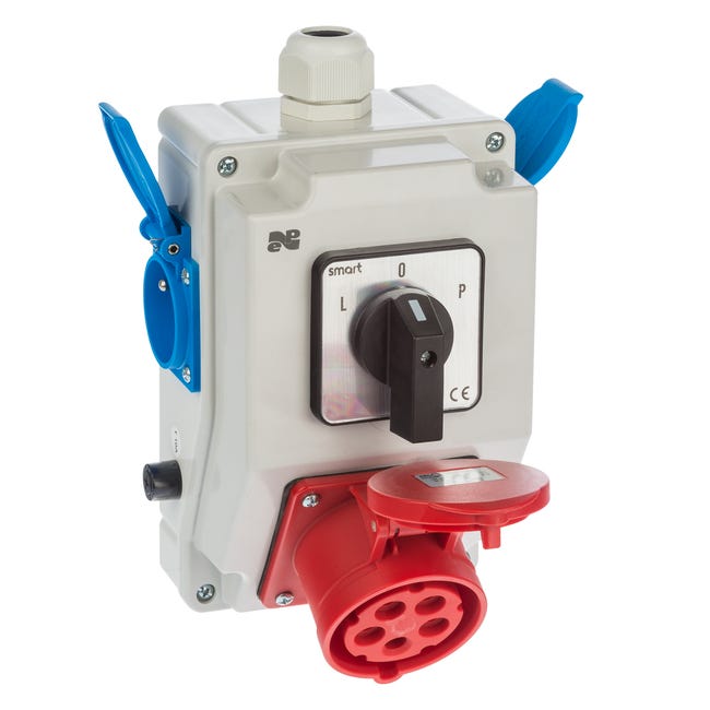 Rozdzielnica elektryczna z okablowaniem RS - Z L - 0 - P / 2 X 2P + Z 3P + N + Z 16A ELEKTRO-PLAST