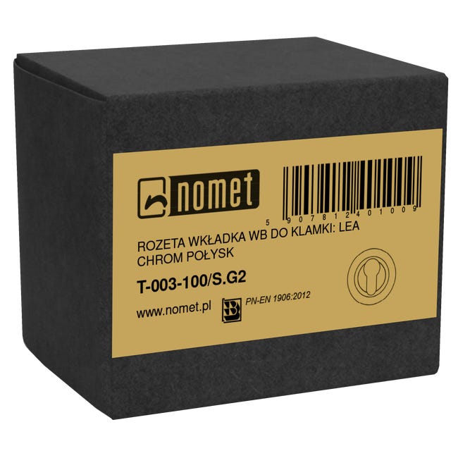 Rozeta podklamkowa do wkładki Lea Chrom Nomet