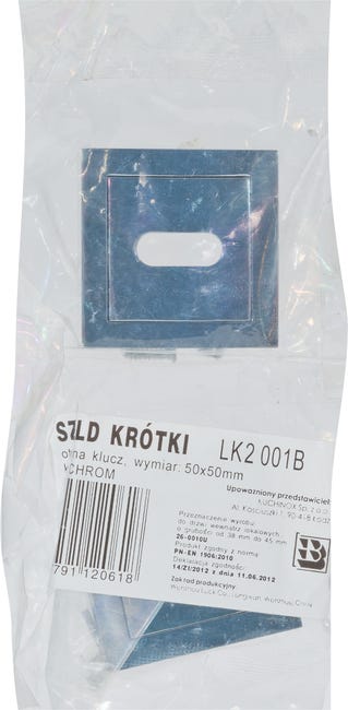 Rozeta podklamkowa pod klucz Gloria Chrom