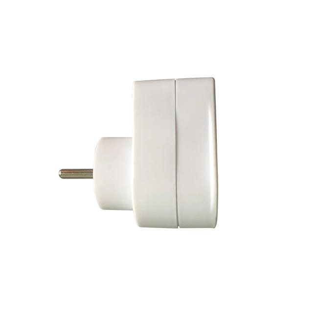 Rozgałęźnik 2P+E 16A+Z Biały LEXMAN