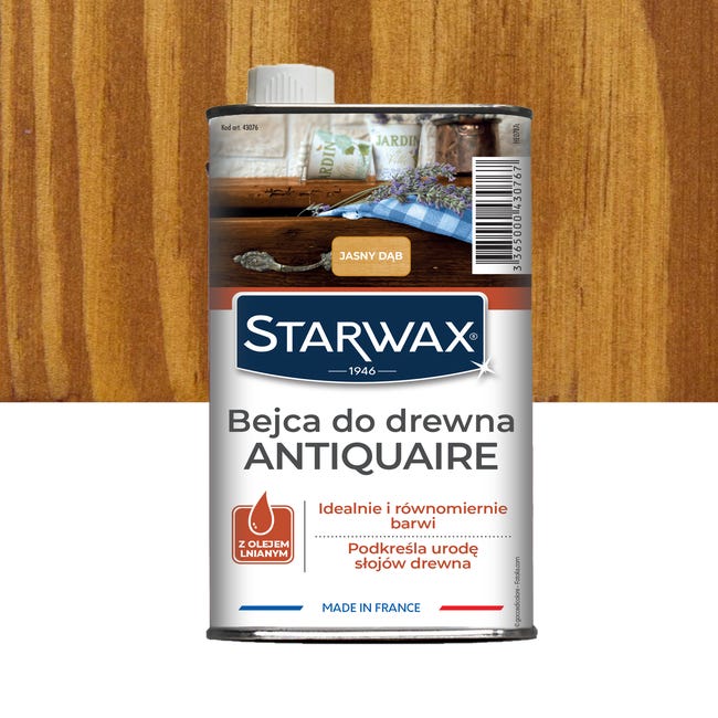 Rozpuszczalnikowa bejca do drewna ANTIQUAIRE 0.5 l Jasny dąb STARWAX