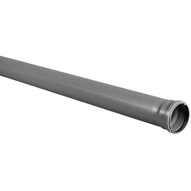 Rura kanalizacyjna PP 50 x 1000 mm szara EQUATION