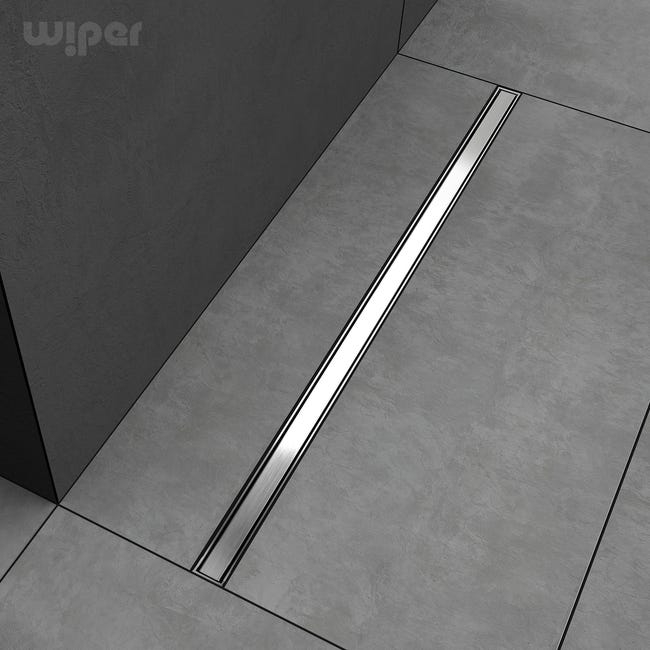 Rynna i kratka odpływu liniowego 600 SREBRNY SZLIF. ELEMENT WIPER
