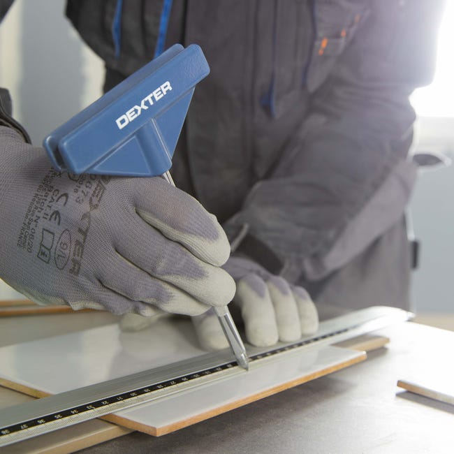 Rysik traserski z łamaczem do ceramiki DEXTER