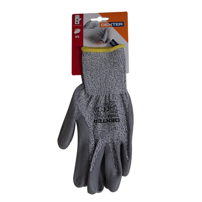 Rękawice ochronne powlekane HPPE r.10/XL DEXTER