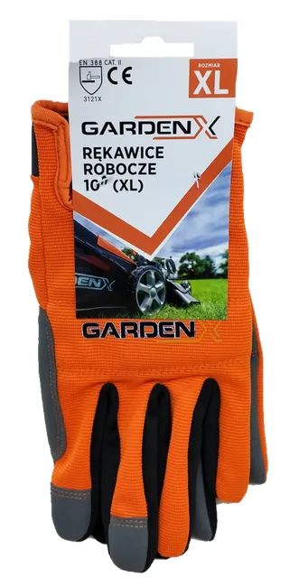 Rękawice robocze r.8 z zapięciem Gardenx