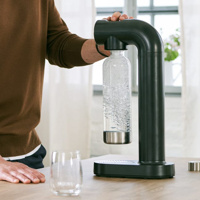Saturator do gazowania wody SodaOne Brita czarny
