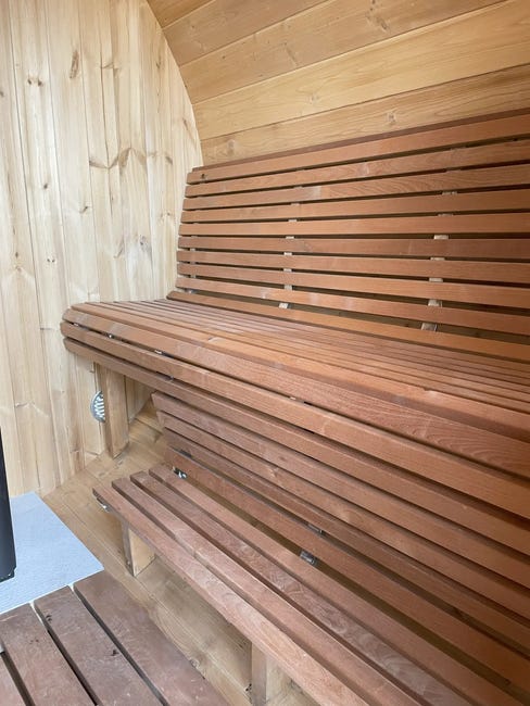 Sauna ogrodowa Barrel 210x235 cm Ecosauna