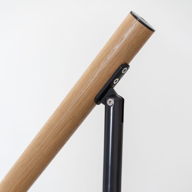 Schody modułowe zabiegowe antracytowe Boston stopnie szerokość 70 cm Buk 11 sztuk Dolle