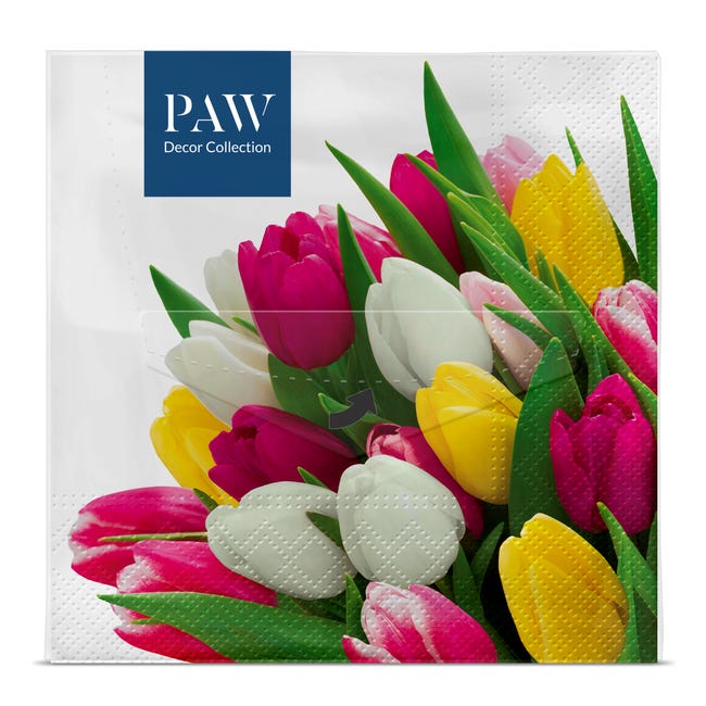 Serwetki Bunch of tulips 33 x 33 cm 20 szt.