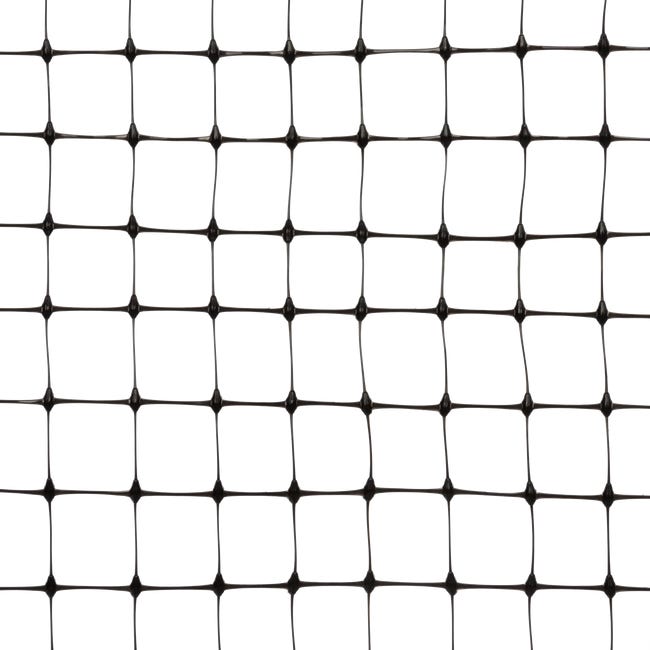 Siatka plastikowa na krety 1x20 m czarna
