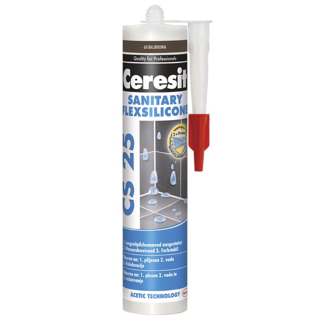Silikon sanitarny CS-25 Balibrown Ceresit