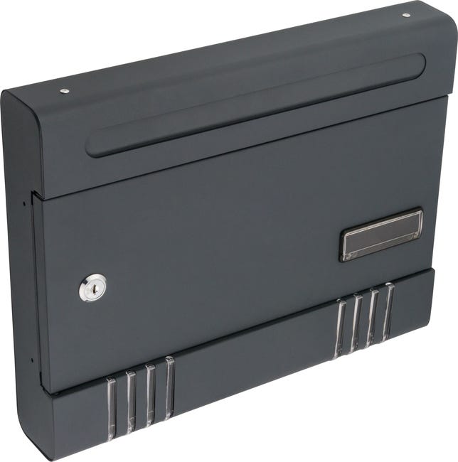 Skrzynka na listy C4 29x36.5x6.5cm szara Kaliope