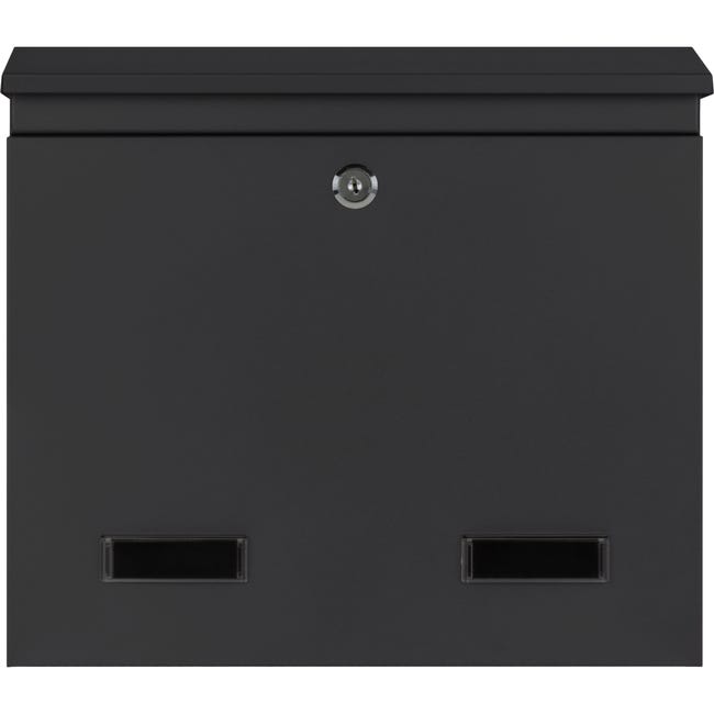 Skrzynka na listy C4 31.5x35.8x8.6cm czarna Largos