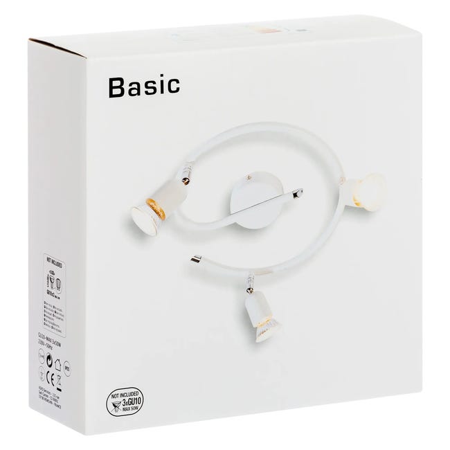 Spirala BASIC biały GU10