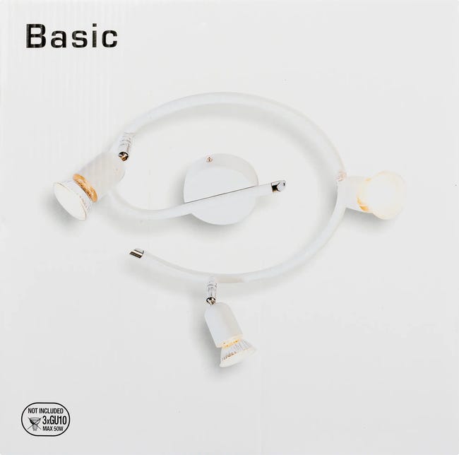 Spirala BASIC biały GU10