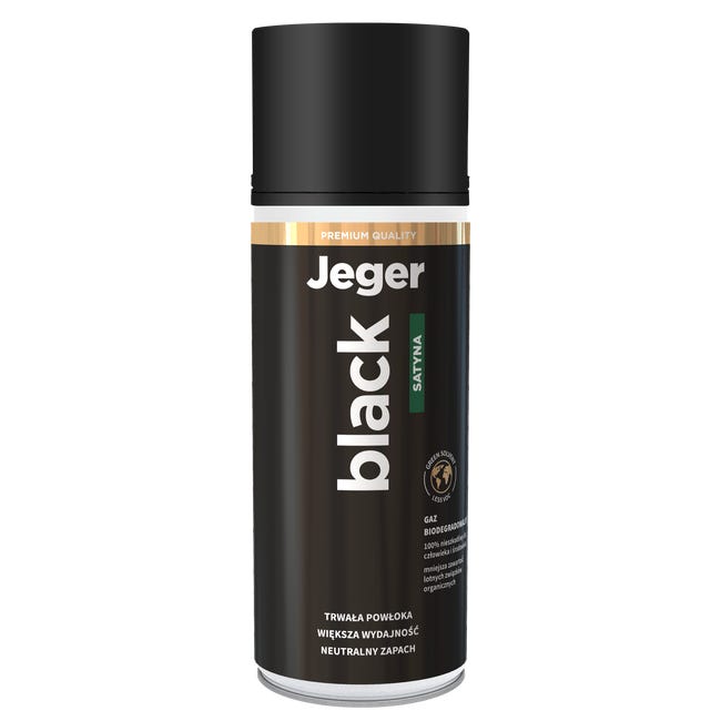 Spray 0.4 l czarny satynowy Jeger