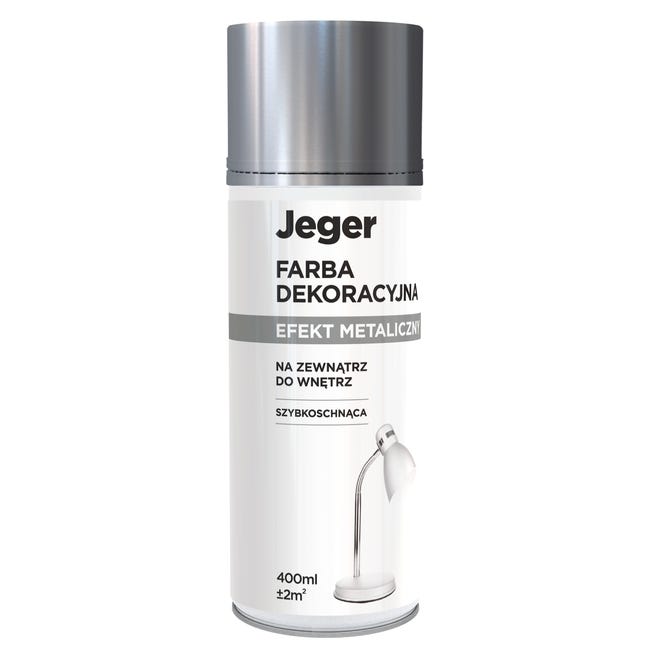 Spray 0.4 l srebrny metalizowany Jeger