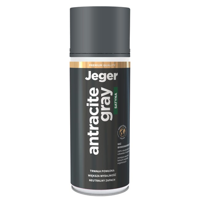 Spray 0.4 l szary satynowy Jeger