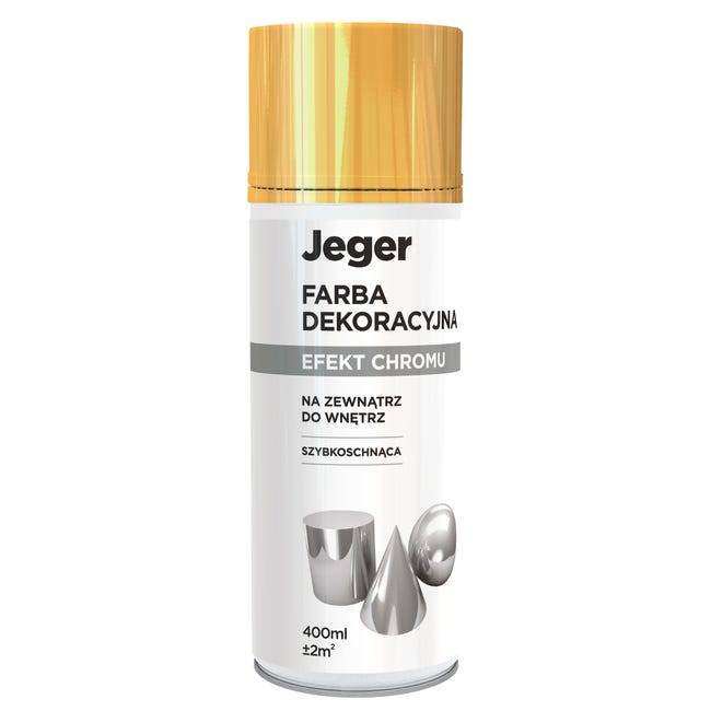 Spray 0.4 l złoty metalizowany Jeger