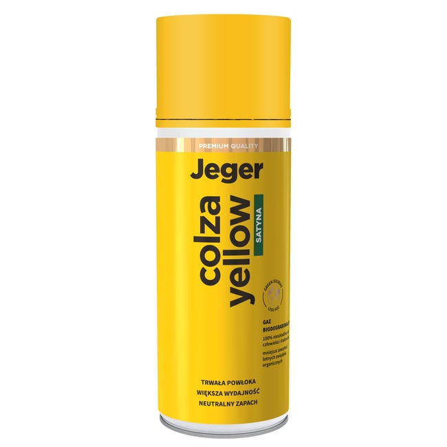 Spray 0.4 l żółty satynowy Jeger