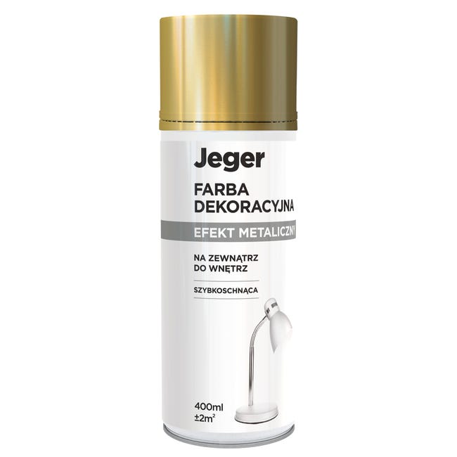 Spray kolor złoty 0.4 l metaliczny Jeger