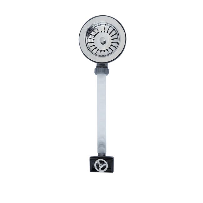 Spust 90 mm z przelewem GL0009 chrom GERMANLINE