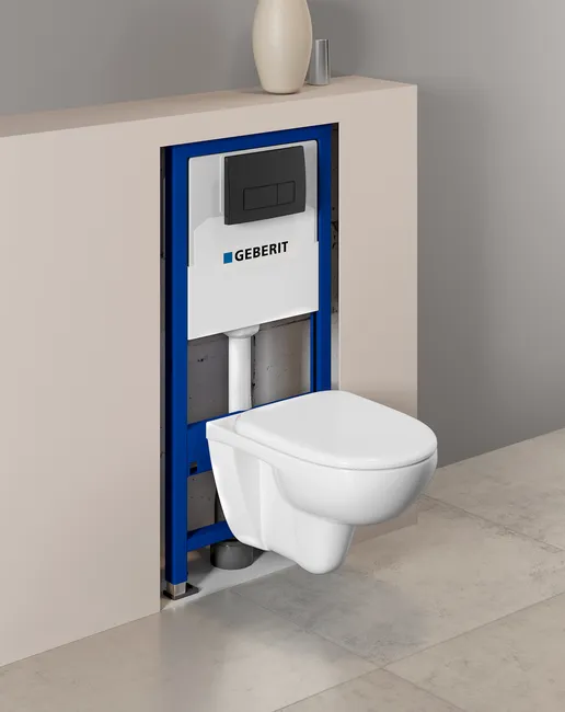 Stelaż podtynkowy do WC Unifix Czarny Geberit