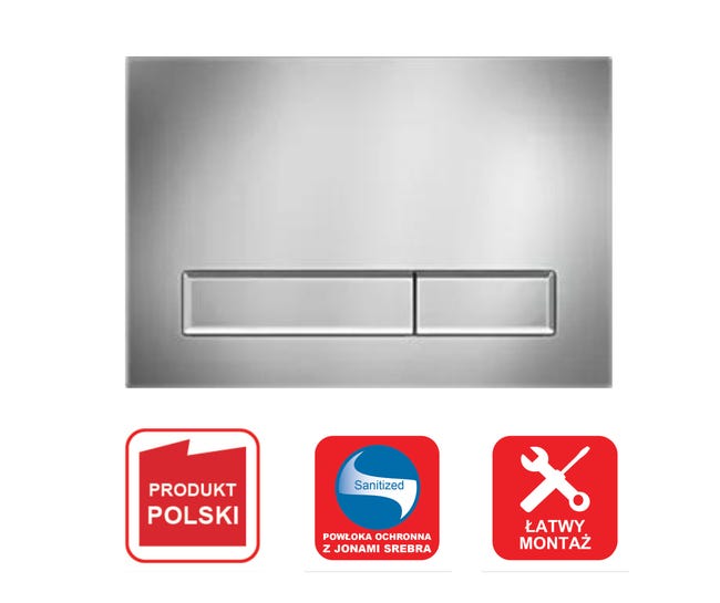 Stelaż podtynkowy do WC niska zabudowa Smart Specjal Chrom Ravak