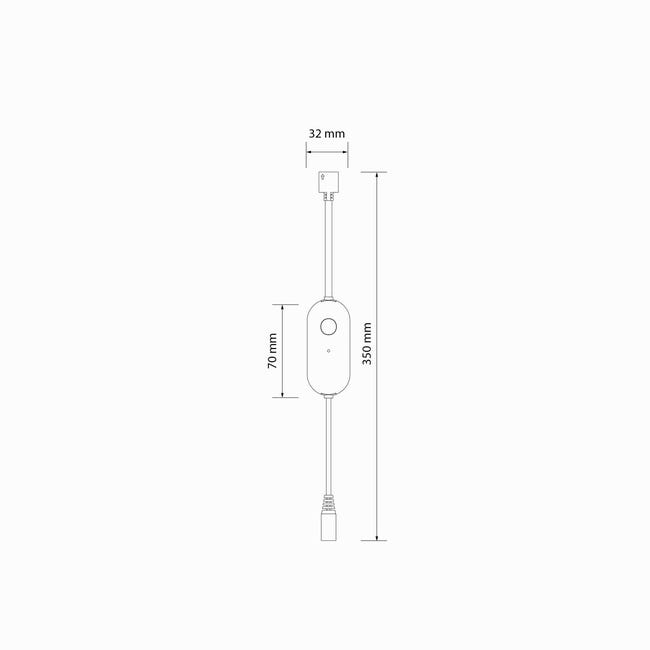 Sterownik Mini Tuya biały RGBW 12-24 V Goldlux