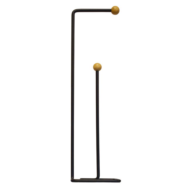Stojak na papier toaletowy Model 205 Black Wood Sepio